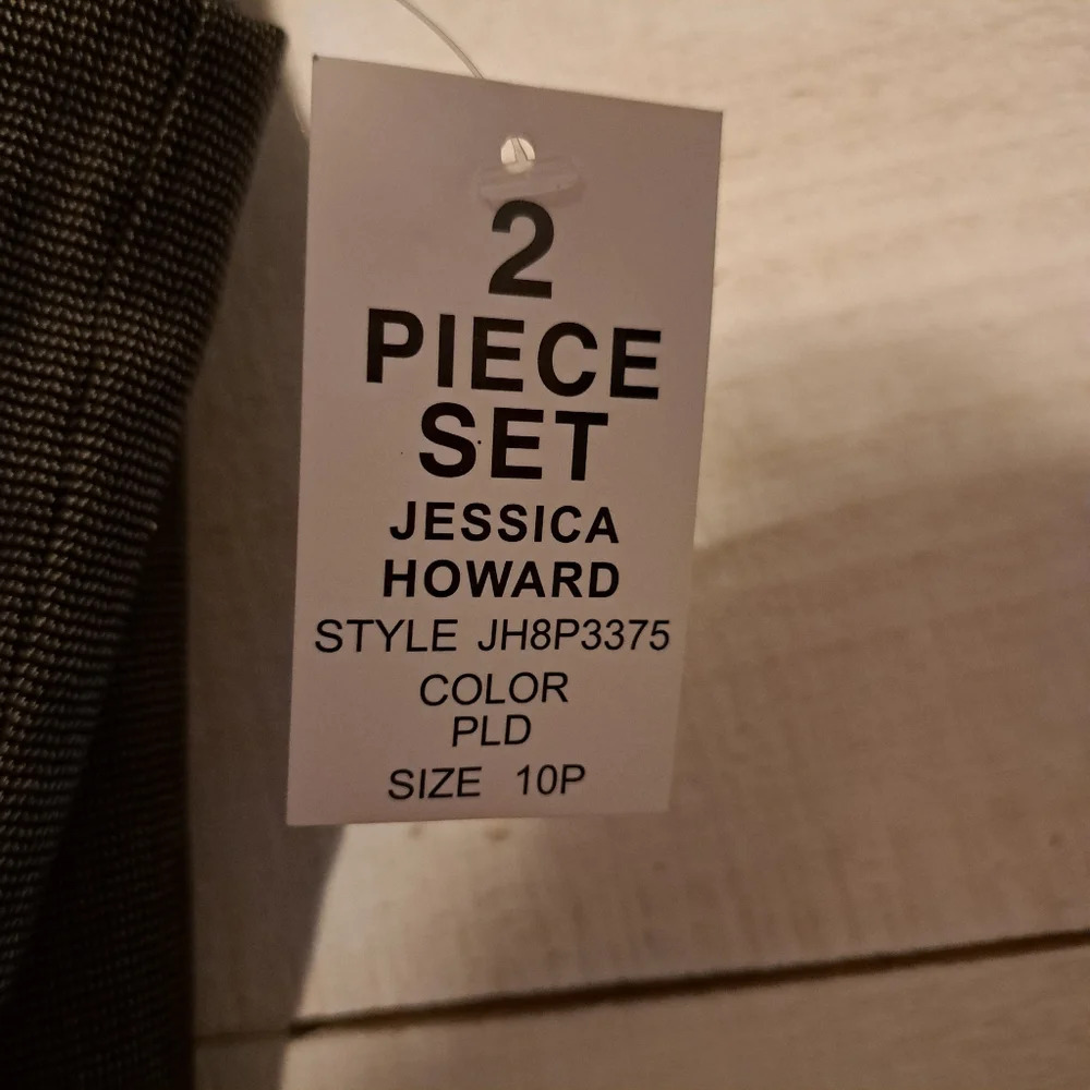 Jessica Howard petite two piece belted dress. Size 10. New with tags - Picture 11 of 12